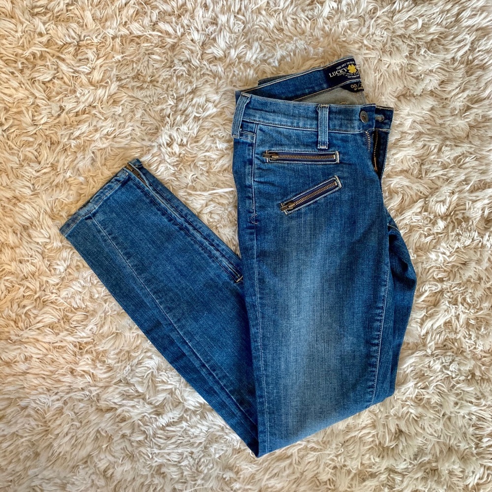 NWOT Lucky Brand Zip Ankle Jeans